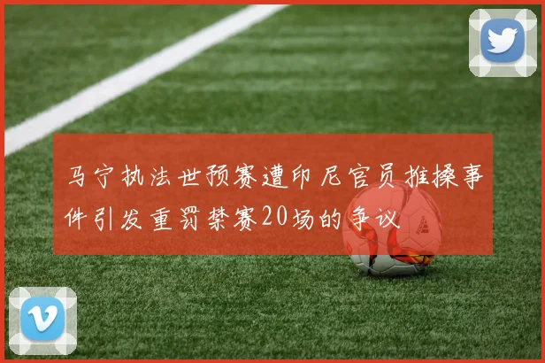 马宁执法世预赛遭印尼官员推搡事件引发重罚禁赛20场的争议